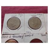 (10) Kennedy Half Dollars