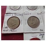 (10) Kennedy Half Dollars