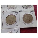 (10) Kennedy Half Dollars