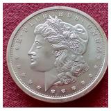 Morgan Dollar Style 1 oz Silver Round