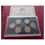 2009 U.S. Mint Silver Proof US Territories Quarters Set