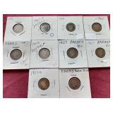 (10) Barber Dimes