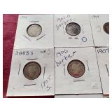 (10) Barber Dimes