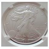 2011(W) 1 oz American Silver Eagle - NGC MS69