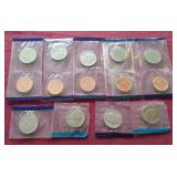 (9) Uncirculated Nickels - All Mint Sealed