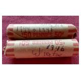 (2) Wheat Penny Rolls