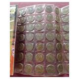 Wheat Penny Folder With 70 Coins - 1934-1957