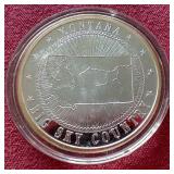 Montana Mountain Goat 1 oz Silver Round