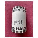 1971 $10 Kennedy Half Dollar Roll