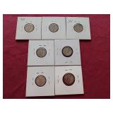 (7) Mercury Dimes