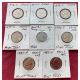 (8) Nickels - Mostly Proof