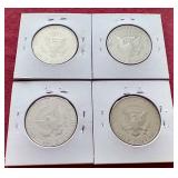 (4) Kennedy Proof Half Dollars