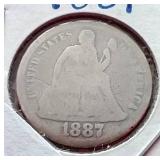 (3) Liberty Seated Dimes