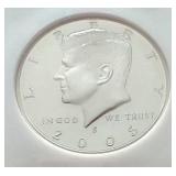 2005-S Kennedy Silver Half Dollar - NGC PF69 Ultra Cameo