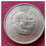 1952 George Washington-Carver Commemorative Silver Half Dollar