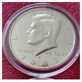 (4) Silver Proof Kennedy Half Dollars