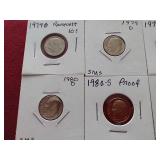 (20) Roosevelt Dimes - Includes Uncirculated & Proofs