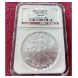 2006 1 oz American Silver Eagle - NGC MS69