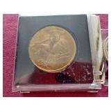 Nice Variety Lot - Medals, Copper Round & Graded Quarter