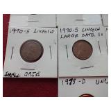 (10) Pennies - Including Uncirculated & Proof