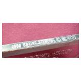 Large Norman Rockwell Sterling Silver Bar - Over 3 oz!
