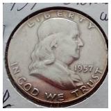 (4) Franklin Half Dollars