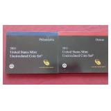 2011 U.S. Mint Uncirculated Sets - P&D