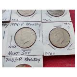 (10) Kennedy Half Dollars