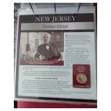 Statehood Innovation Dollar Collection - (10) Coins With Stamps