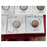(24) Roosevelt Dimes - Includes Uncirculated & Proofs