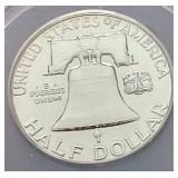 1960 Franklin Half Dollar - ANACS PF64