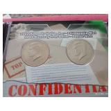 2002 & 2003 Kennedy Half Dollars in Folders