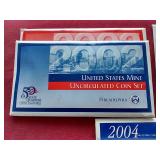 (3) U.S. Mint Uncirculated Sets - 2002-2004 P&D