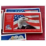 (3) U.S. Mint Uncirculated Sets - 2002-2004 P&D