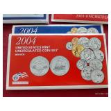 (3) U.S. Mint Uncirculated Sets - 2002-2004 P&D