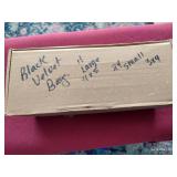 Box of Velvet Bags - 2 Different Sizes