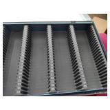 (2) Metal Latching Cases Holding 150 2x2 Flips