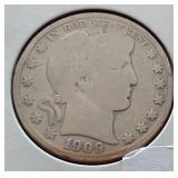 (4) Barber Half Dollars