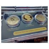 Gorgeous Presidential Dollar Collection in Wood Display Case