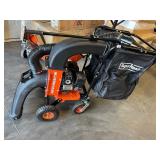 Super Handy GUO128 Leaf Vacuum and Wood Chipper Mulcher 2" Branches Gas 7HP 209cc