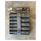 PowerBuilt - 11pc Metric Deep Impact Socket Set