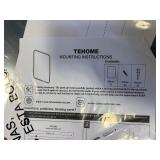 TETEHOME 24 in. W x 36 in. H Rounded Rectangle Stainless Steel Anti-Rust Metal Frame Bathroom Wall Mirror in Oil Rubbed Bronze