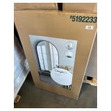 Origin 21 24-in W x 39.0-in H Arch Black Framed Wall Mirror