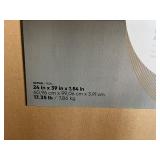 Origin 21 24-in W x 39.0-in H Arch Black Framed Wall Mirror