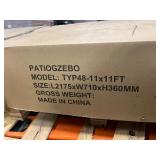 ABC - 11’ X 11’ Hardtop Double Roof Wood Framed Gazebo