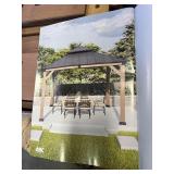 ABC - 11’ X 11’ Hardtop Double Roof Wood Framed Gazebo