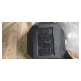 Lot of 40LB Rubber Hex Dumbbell (New)