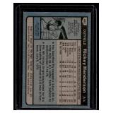 Rickey Henderson RC 1980 Topps #482 Vintage Rookie Baseball Card - Centered! Nice!