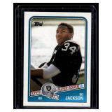 Bo Jackson RC 1988 Topps #327 Rookie Vintage Football Card