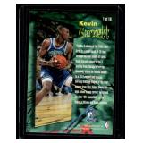 Kevin Garnett Tough Insert RC 1995-96 Fleer Rookie Phenom Hot Packs #1 Rookie Minnesota Timberwolves Basketball Card